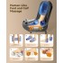2-in-1 Shiatsu Foot & Calf Massager with Heat